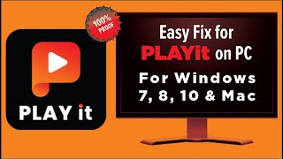 PLAYit For PC  Download PLAYit Video Player for PC Windows  iDigital Concept [upl. by Drahser]