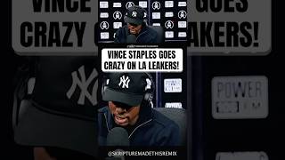 VINCE STAPLES Does A CRAZY Freestyle on LA LEAKERS REMIX [upl. by Aniraad]