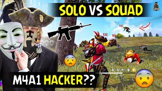 MY BEST M4A1 HACKER LEVEL🔥SOLO VS SQUAD GAMEPLAY  GARENA FREE FIRE [upl. by Maxima]