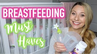 BREASTFEEDING MUST HAVES amp ESSENTIALS 2019  What I Use  Jessica Elle [upl. by Vito]