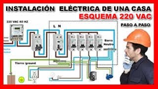 INSTALACIÓN ELÉCTRICA DE UNA CASA Paso a Paso [upl. by Avictor]