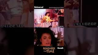 Michael Jackson Remember The Time Rehearsal and Result [upl. by Ojaras]