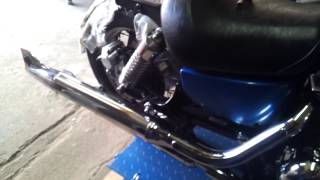 Kawasaki VN 1500 Auspuff Sound mit ENum KessTech Supertrapp [upl. by Thetis]