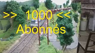 Le train dArnold  1000 abonnés [upl. by Aihsein281]