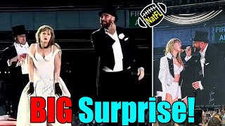 Taylor Swift Shocks fans by Bringing Travis Kelce Onstage at 3rd Wembley show [upl. by Verile]