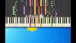 E adesso te ne puoi andare Jolie Juliette Piano tutorial by Synthesia [upl. by Gustave641]