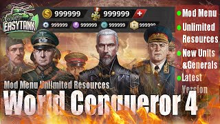 World Conqueror 4 Mod Apk  Mod Menu  Latest Version  Unlimited Resources [upl. by Hgielyk]