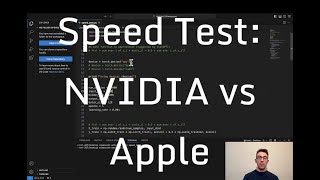 PyTorch Speed Comparison NVIDIA 3070 GPU vs Apple M3 CPU vs Apple GPU [upl. by Kapor660]