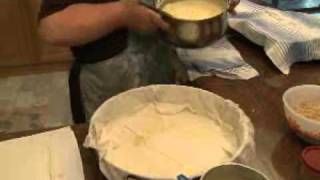 Elizabeths Greek Kitchen Cooking Class  Galaktobouriko  Greek Vanilla Slice [upl. by Werd]