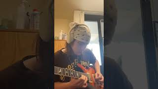 Hangar 18 third solo by Marty Friedman from Megadeth guitar guitarcover music rock metal [upl. by Alver]