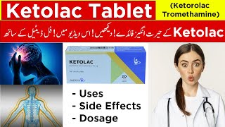 Ketolac Tablet ketorolac Tromethamine Tablet Best Painkiller Uses Dose  Side Effect Precaution [upl. by Bethel362]