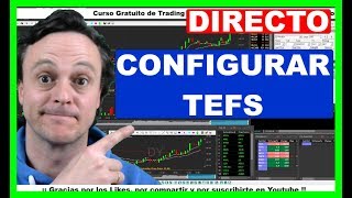 Trading Plataformas  Plataforma Trader TEFS Tutorial Tradenet Español [upl. by Atoel]