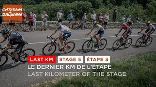 Last KM  Stage 5  Dauphiné 2023 [upl. by Noreen]