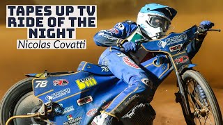 First International Speedway back at Lonigo Nicolas Covatti Tapes Up TV Ride of the Night [upl. by Hughett]