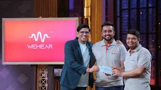 Shark Tank S3 We Hear cracks the deal with Peyush Bansal Lenskart [upl. by Natsreik]