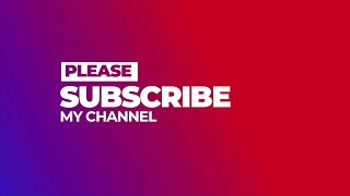 Please Subscribe My Channel Template No Copyright  Subscribe Intro and Outro [upl. by Cheatham]