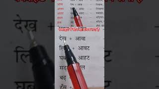 घबराहट में कौन सा प्रत्यय लगा है words pratyay youtube kritpratyay [upl. by Artimas]