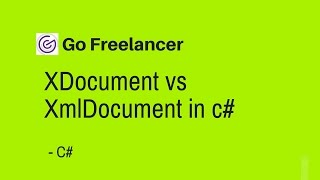 XDocument vs XmlDocument in c [upl. by Raimes312]