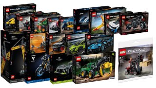 All LEGO Technic Sets 2023 CompilationCollection Speed Build [upl. by Jonina]