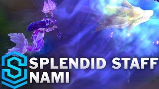 Splendid Staff Nami Skin Spotlight  League of Legends [upl. by Meil]