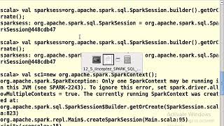 Apache Spark SQL with examples Dataframe dataset Sparksession sparkcontext and sqlcontext [upl. by Ahkos]