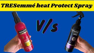 TRESemmé Heat Defence Spray VS TRESemmé Keratin Smooth Spray [upl. by Ennylhsa308]