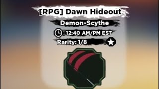 Hidans Scythe Demon Scythe LOCATION in Shindo Life Roblox [upl. by Pascoe]