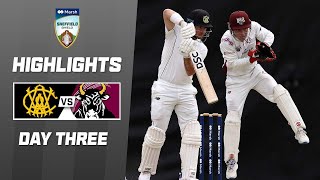 Western Australia v Queensland  Sheffield Shield 202324  Day 3 [upl. by Nomyar470]