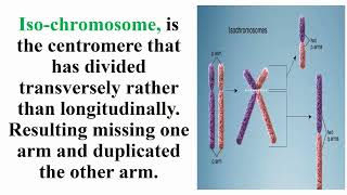 Iso Chromosome Meaning [upl. by Mahoney]