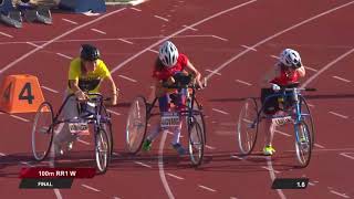 Womens 100m RR1 [upl. by Kunkle]