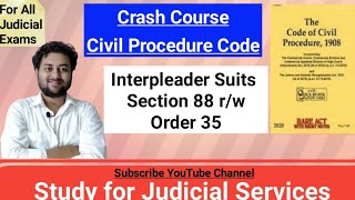 Interpleader Suits CPC  Section 88 of CPC  Vishal Singh  Judiciary  Law  Order 35 cpc [upl. by Carleton750]