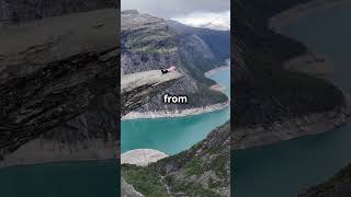 Pulpit Rock Norway’s Most Epic Cliff 2024 10 03 reels facts mystery touristattraction shorts [upl. by Oirretna]