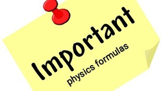 Important physical science formulas for 10th class telangana andhrapradesh [upl. by Orvan511]