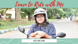 HOW I LEARNT TO BALANCE AND RIDE MY SCOOTY  TWO WHEELER TRAINING  SRIMONTI [upl. by Ja]