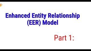 Enhanced EntityRelationship EER Diagram Tutorial በአማርኛ part 1 [upl. by Erek]