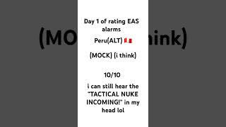 day 1 of rating eas alarms [upl. by Adnilg]