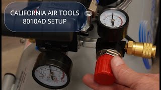 Air Compressor Setup  California Air Tools 8010AD [upl. by Adamik]