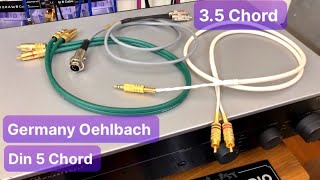 Dây Oehlbach Đức 06m  Din 5 Chord Cổ  dây 35 ra 2 Rca Chord 12m  Made in England 0866880998 [upl. by Ella]