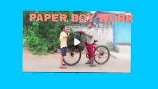 Paper boy life [upl. by Nekcerb]