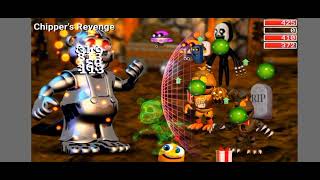 FNaF World  Beating Chippers Revenge Normal ModeWith Halloween Characters [upl. by Serica274]