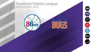 Basketaki Salonica Master 86ers Vs SKG Bugs 4112024 [upl. by Hadley845]