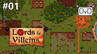 Lets play Lords and Villeins  Part 01  FOUNDING THE FIRST CITY [upl. by Sihunn470]