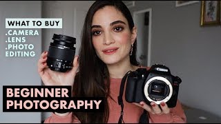 Best Camera Lenses amp Photo Editing For Beginner Photography [upl. by Durman718]