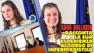 SARA BALLARIN EMOZIONATA ALLIEVA DEL CORSO INFERMIERI RACCONTA LA SUA ESPERIENZA [upl. by Brigette]