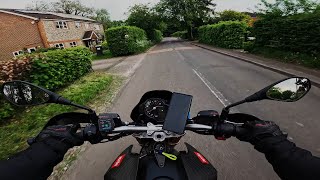 Discover the Beauty of Hampshire on Aprilia SMV750【4K】part 2 [upl. by Nwahsd]