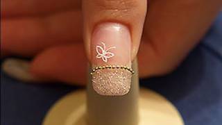 Fingernail design with nail art necklace [upl. by Neelyt94]