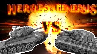 M26 Pershing vs King Tiger Highlights Heroes e Generals [upl. by Mode]