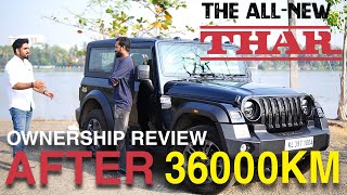 Mahindra Thar 4x4 ownership review 36000km  Revvband [upl. by Kered764]