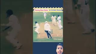 Funny Run Outs in Cricket History cricket cricketshorts cricketlover [upl. by Ramah540]