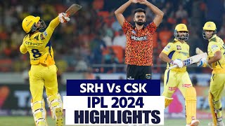 SRH Vs CSK IPL 2024 Highlights Sunrisers Hyderabad vs Chennai Super Kings Highlights  IPL 2024 Mat [upl. by Acie127]